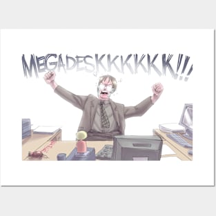 MEGADESK Posters and Art